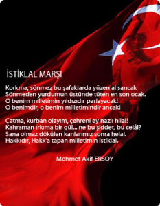 İstiklâl Marşı'nın Tarihçesi ve İstiklâl Marşı'nın ...